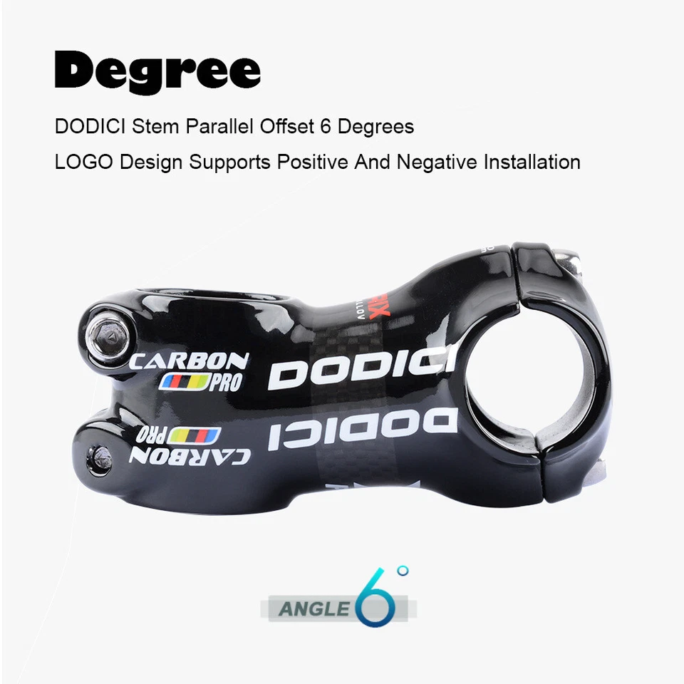 Carbon Aluminum Road Bike Stems Balance BMX Bicycle Stem 25.4* 50/60/70/80mm - Image 4 of 4