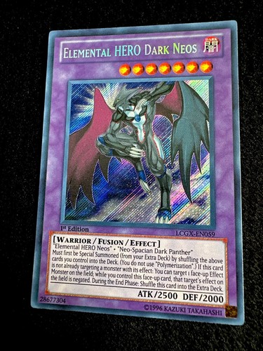 🔥 YUGIOH • ELEMENTAL HERO DARK NEOS • SECRET RARE • LCGX-EN059 • NEAR MINT 🔥 - Picture 3 of 10
