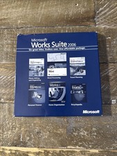 Microsoft Works Suite 2006 PC Cd Rom FIVE DISCS ONLY