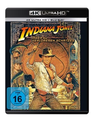 Indiana Jones Jäger des verlorenen Schatzes 4K Ultra HD + Bluray