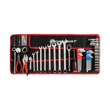 Powerbuilt 100 Piece Motorcycle Tool Kit with Roll Pouch, Roadside, Travel Wr...