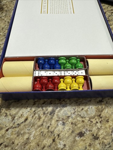 Parcheesi Spiel Gold Seal Edition Nr. 2 Selchow & Righter komplett/Top Zustand - Bild 6 von 10