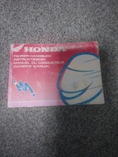 HONDA SGX50 OWNERS MANUAL 1997