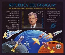 PARAGUAY Oberth Block 405 mit Originalunterschrift (44,75 Euro  +) **/MNH