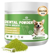 Dog Teeth Cleaning Powder, Dog Dental Powder for Tartar Remove Plaque Off, ...