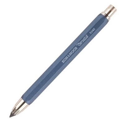 Koh-I-Noor 5,6 mm Fallminenstift Metall, Länge 14 cm blaumetallic + Minenspitzer