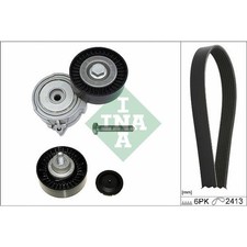 INA 529 0509 10 Keilrippenriemensatz für AUDI A6 C6 A4 B7 4F2 4F5 4FH 8EC 8ED