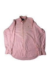 Ralph Lauren Boys Pink Button Down Shirt Size 6 Long Sleeve Cotton