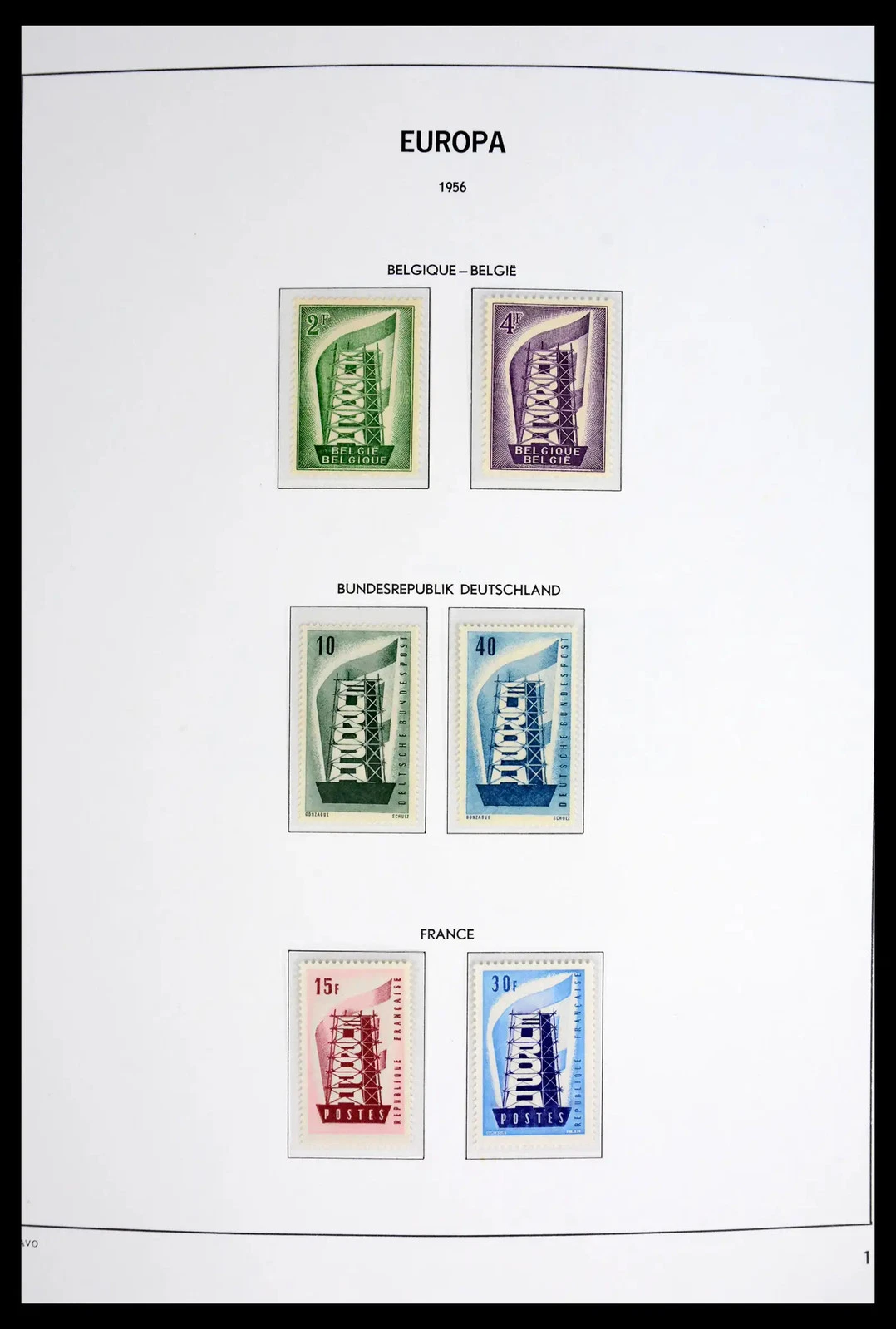 CEPT Europa 1956-2012! MNH in 13 DAVO Albums HUGE Stamp Collection