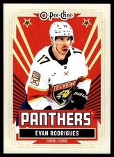 2025-26 O Pee Chee Retro EVAN RODRIGUES #112 Florida Panthers