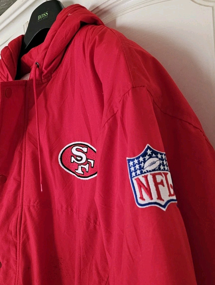 Vintage San Francisco 49ers Jacket Puffer NFL Starter 1970's Hong