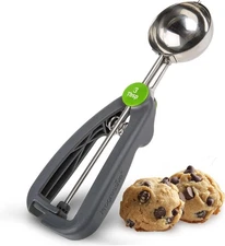 PrepSolutions Quick Release Cookie Scoop – 3 Tbsp., Gray, 3 TBSP, Gray 