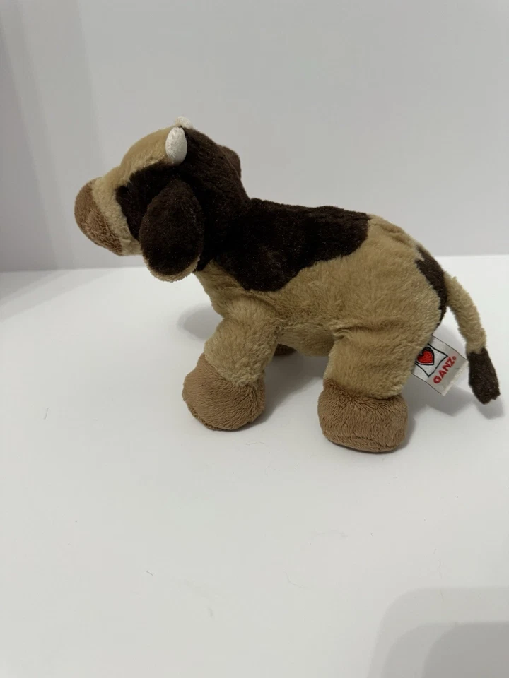 Webkinz Brown Cow HM197 Retired Ganz Plush Stuffed Animal NO CODE - Image 3 of 4