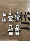 Custom LEGO Star Wars Clone Trooper Minifigure Lot  with Accessories