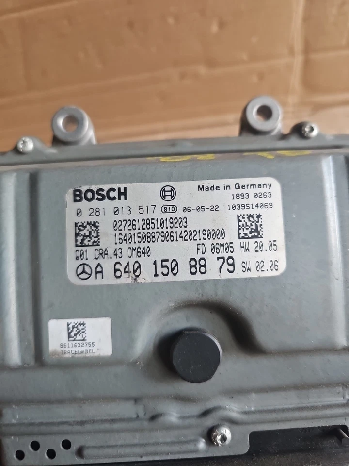 Centralina Motore ECU MERCEDES CLASSE B 2007 1992 Gasolio A6401508879 0281013517 - Immagine 2 di 3