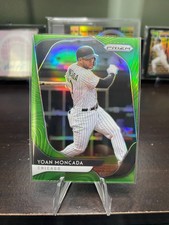2020 Panini Prizm - Tier III Yoan Moncada #208 Lime Green Prizm 001/125