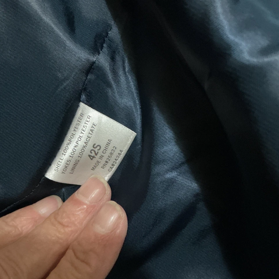 Chaqueta Blazer Circle S Dallas Hombres Corte Occidental Azul 42S NUEVA Con Etiquetas Foto 2 de 4