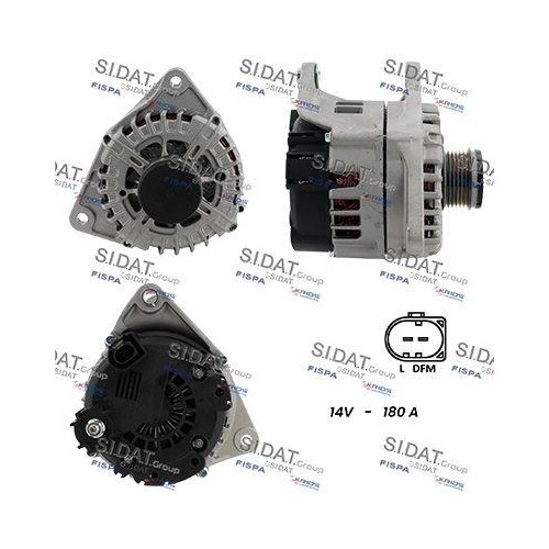 Alternateur Sidat A12VA0406A2 pour réparer le circuit électrique