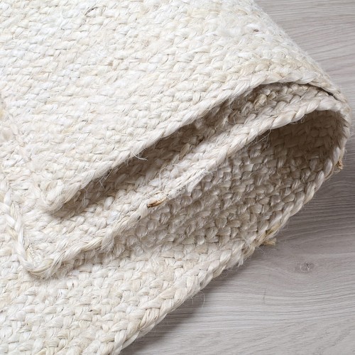 Hand Woven Jute Braided Area Rug, 10’x14’ – Off White, Reversible Boho Rugs f... - Picture 6 of 6