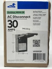 Midwest Electric Products 30-Amp 120/240-Volt Fused AC Disconnect (U035F2P)
