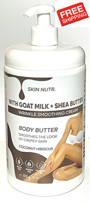 SKIN NUTR. With Goat Milk + Shea Butter Wrinkle Smoothing Cream Body Butter -