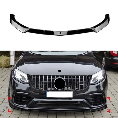 JES（JESSEVAN33） Spoiler Avant Lèvre Pare-Chocs Pour Mercedes-AMG GLC 63 SUV / Coupe X253 / C253