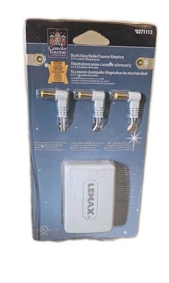 Lemax Accessory AC Adapter Plug 4.5V Switching Mode 3 Output Jacks New