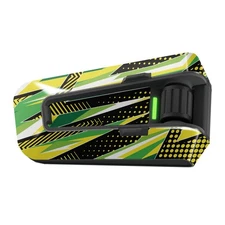 For Cardo Packtalk Edge Protection Sticker Decal Abstract Green