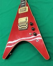 (Ibanez)RR550 Rocket Roll II Candy Apple Red Made in Japan 1983 FV Type E.Guitar