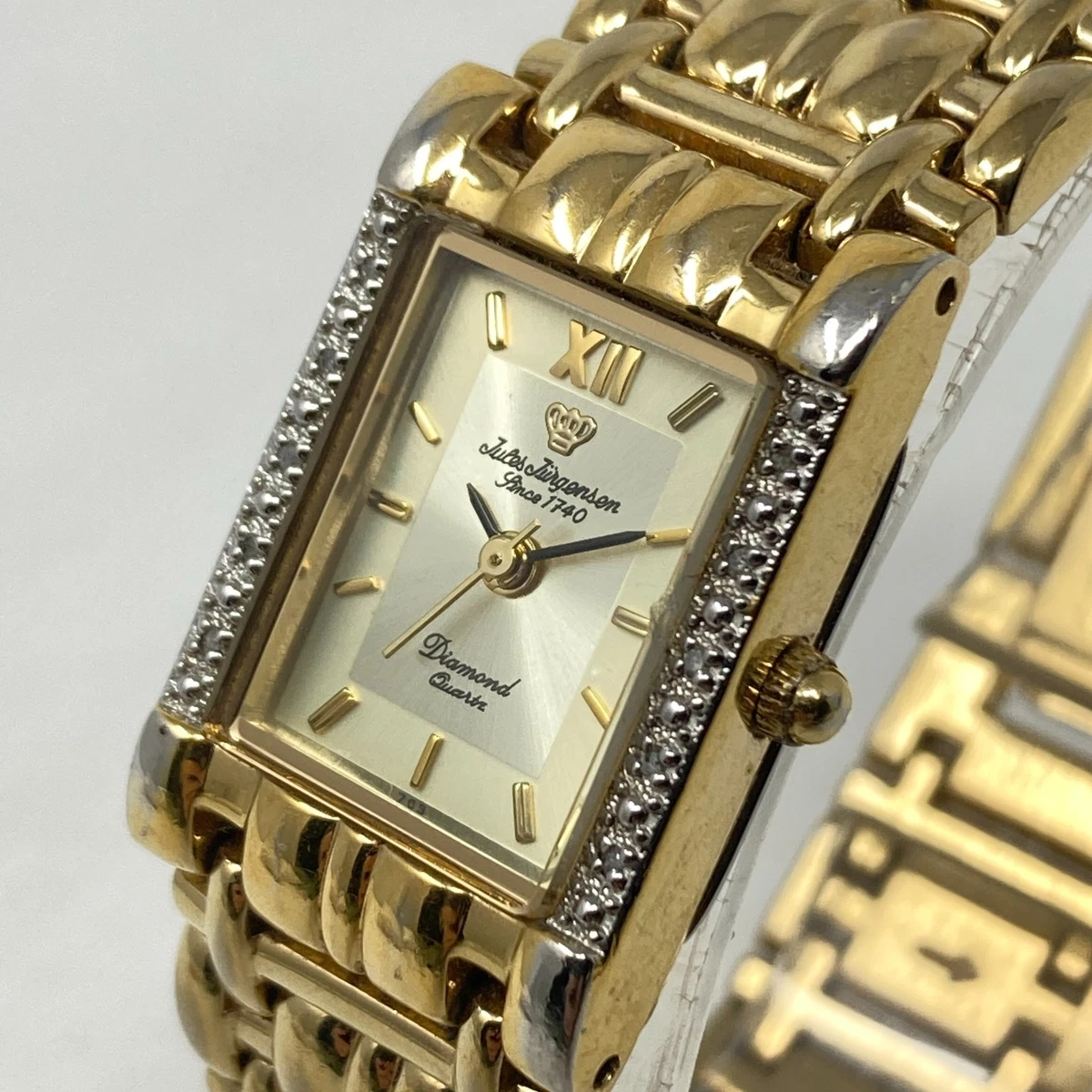 Jules Jurgenson Ladies Tank Watch Kreisler Band Jules Jurgensen Ladies Watch - Etsy main image 3