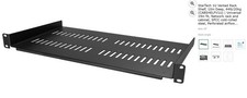StarTech 1U Vented Rack Shelf, 10in Deep, 44lb Capacity - Open Box, Never Used