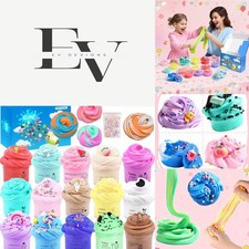 Non-Sticky 15 Colors Slime Kit DIY Fun for Kids' Parties and Playdates