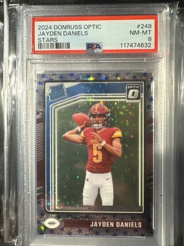 2024 Panini Donruss Optic - Rated Rookie Jayden Daniels #248 Stars Prizm (RC)