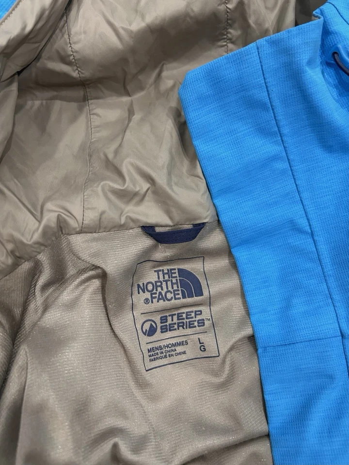 North Face крутой серии Goretex лыж сноуборда с капюшоном Jaket мужской большой синий. - Изображение 4 из 4