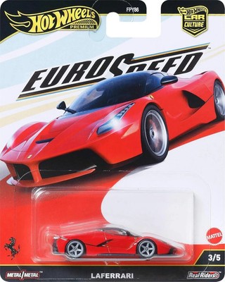 Hot Wheels 1:64 Premium Car Culture ''Euro Speed'' Ferrari LaFerrari