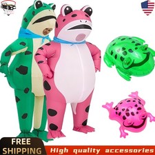 New Funny Inflatable Frog Costume Blow-up Cosplay Costume for Adult/Birth...