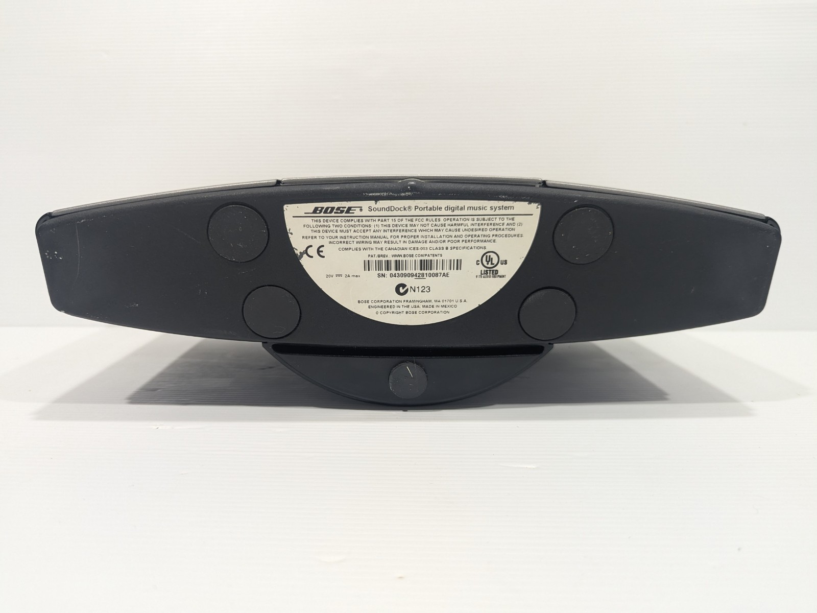 Bose SoundDock Portable Music System Inc Remote Power Supply OEMCarry Bag Tested