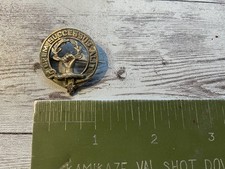 ORIGINAL VINTAGE SILVER SCOTTISH CLAN BADGE