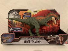 Jurassic World Primal Attack Albertosaurus New 2020 Mattel Massive Biters Nib