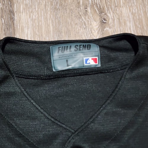 Nelk Boys (NELK) Large Full Send Colt 45 Black Men’s Baseball Jersey - Picture 6 of 11