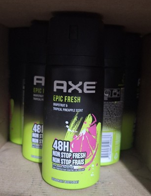 6-Pack AXE Epic Fresh 48-Hour Fresh Deodorant Body Spray Fragrance for Men 5 oz.