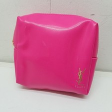 YSL Yves Saint Laurent Beaute Pouch Hot Pink Makeup Cosmetic bag