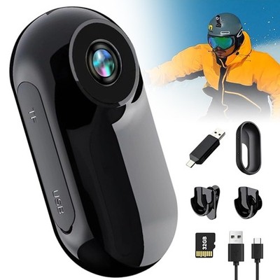 1080P Bodycam Körperkamera Pocket Camera Tragbar Multifunctional Helmkamera