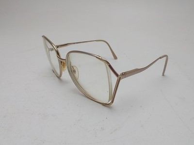 True Vintage Safilo Gold Eyeglasses Frames Read