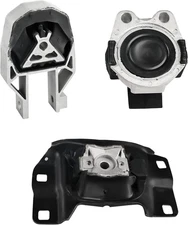 JDMON 3Pcs Engine Motor & Transmission Mount Kit Replacement for Ford Black