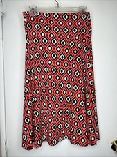 Women s Skirt Size Medium LuLaRoe Midi Geometric Flare