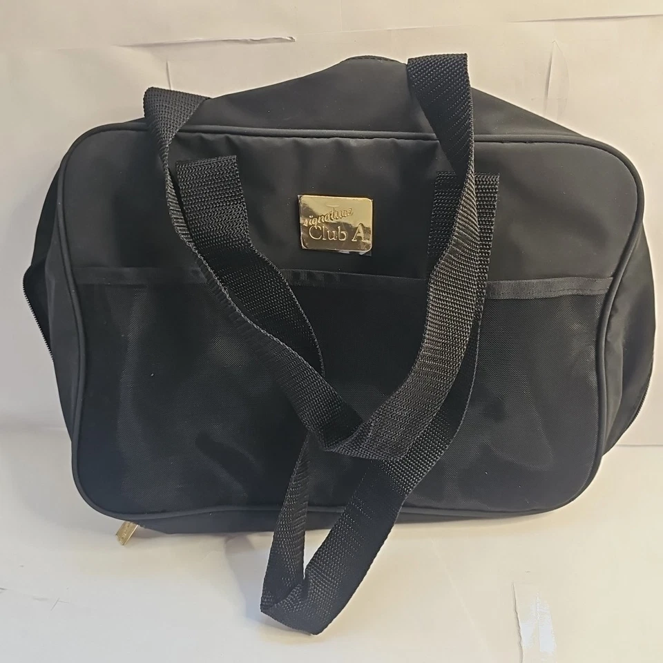 Make Up Bag Sigmature Club A Black 6-Pocket Carry Case 3.5x9x13" - Image 2 of 4