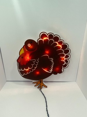 Turkey Decoration by Impact Innovations Lighted Indoor Outdoor Holiday Decor