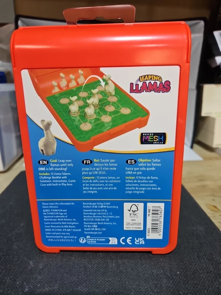 ThinkFun Flip N' Play 3 Pack. Leaping Llamas, Topsy Turtles,  Chameleon Crossing - Image 4 of 4