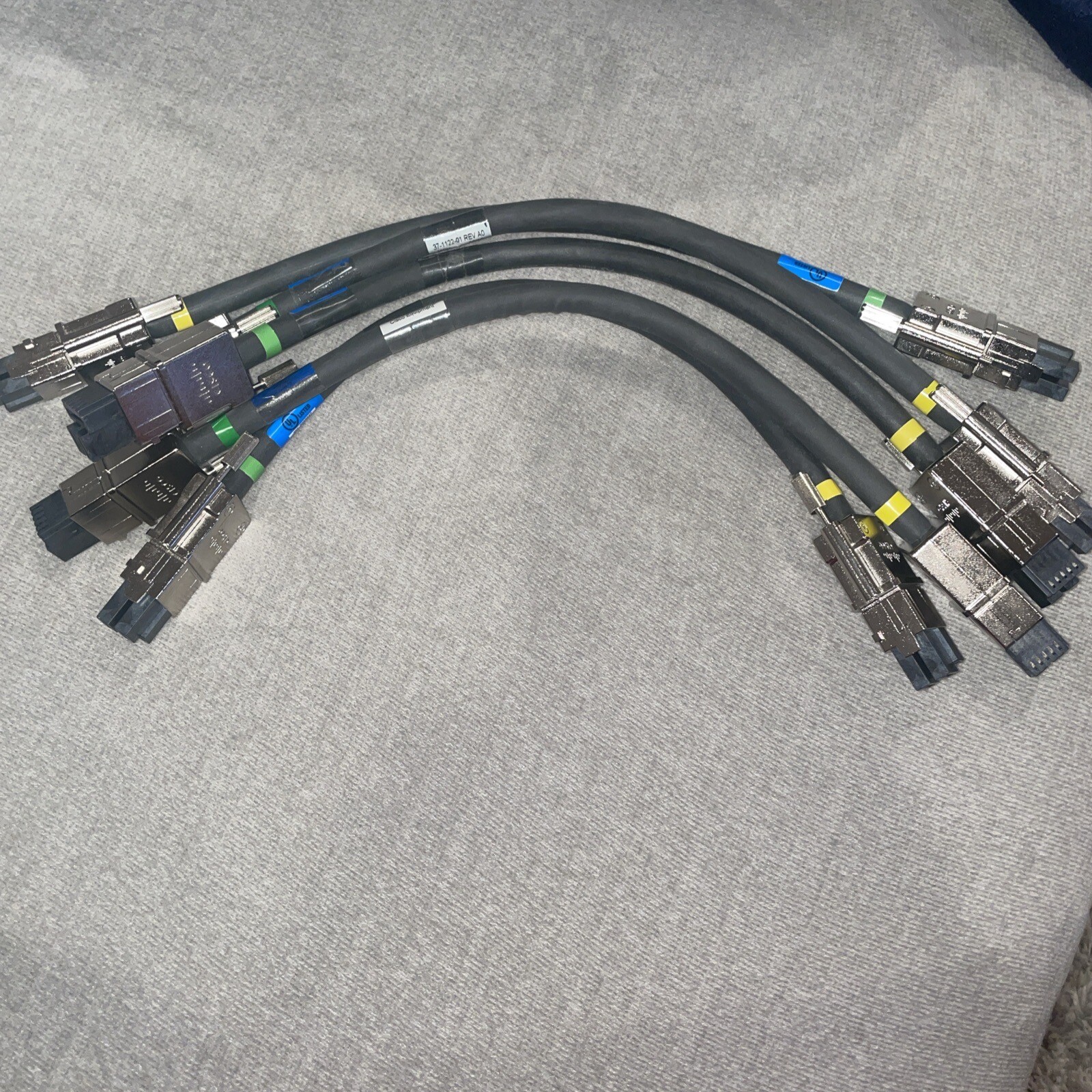 5-LOT - CISCO POWER STACK CABLE 30CM 37-1122-01 CAB-SPWR-30CM | eBay